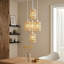 Crystal Lamp Shade in French Gold-127423390-127423394
