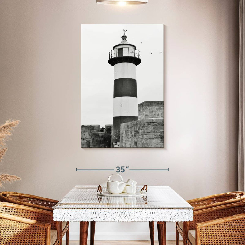 Phare du château Aletra Southsea, H 48 po x l 32 po