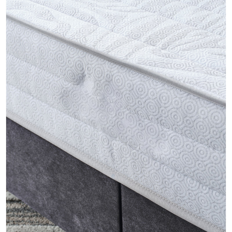Safari Hybrid Mattress –Unyielding Support & Durability – Individually Pocketed Coils & CertiPUR-US Foam – Fiberglass-Free – Bed in a Box
