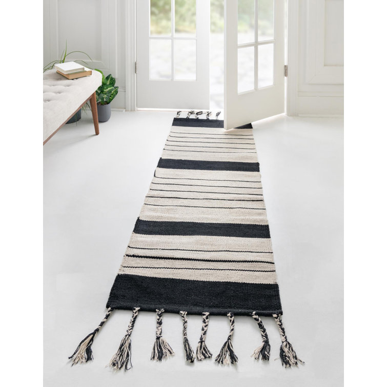 Asenet Cotton Striped Indoor Rug