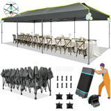 10x30 Pop Up Canopy Tent with Air Vent