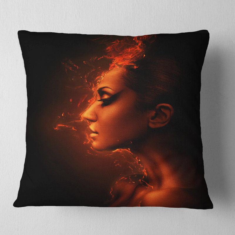 Coussin De Tête Femme Brûlante