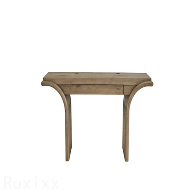 English Knotty Oak Waterfall Accent Desk