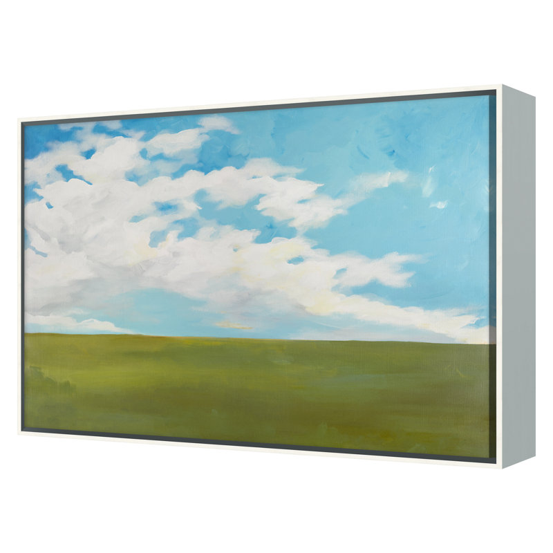 Landscape 1 Print by Natasha Marie, 20" H x 27" W x 2.63" D, White Framed