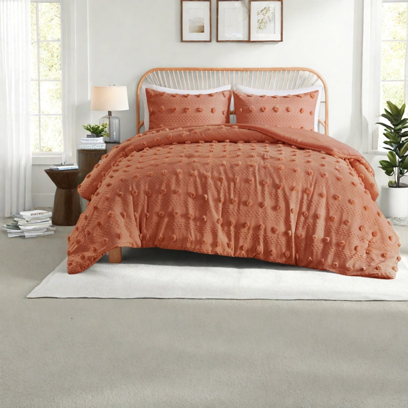 Elegant Twin/twin Xl Bedding Set, Polyester Jacquard, Contemporary Bedroom Style