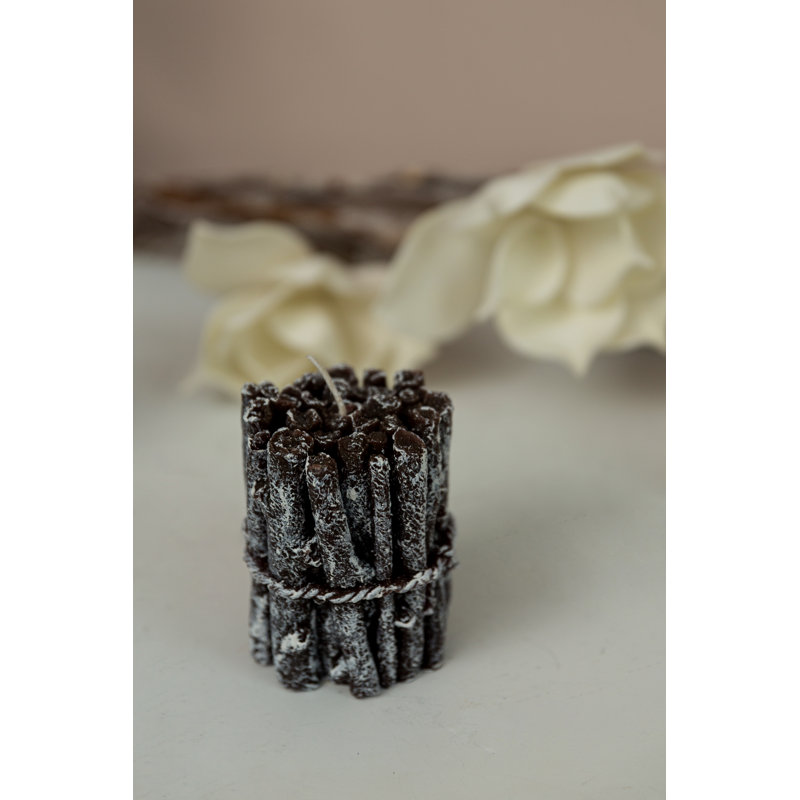 Flameless Candle, 10cm H x 7cm W x 7cm D