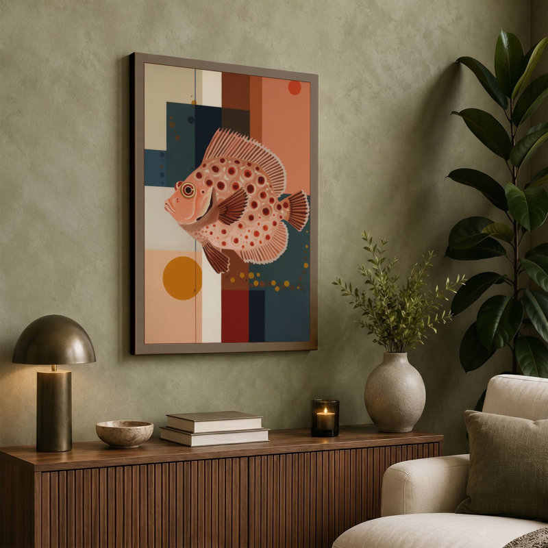 Print, 30x20 - 76.2 x 50.8 cm, Teal Border