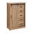 5 Drawers Dresser W/Sliding Barn Door
