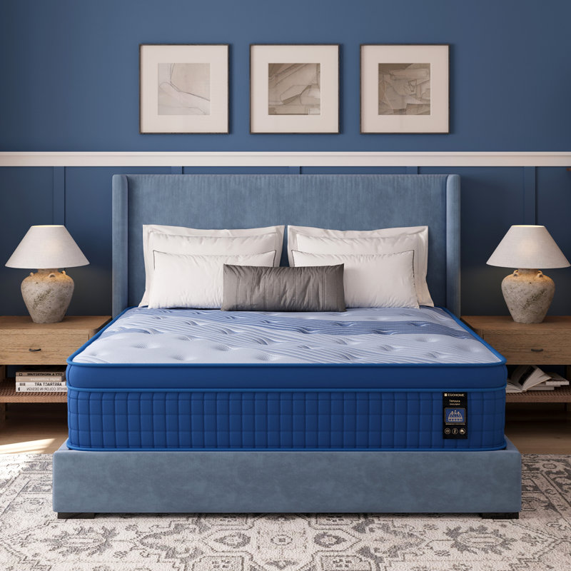  Matelas hybride mi-ferme 12 po EGOHome, Grand lit, 12"