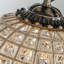 Lustre Empire français à 3 lumières en cristal, fini bronze antique, à intensité variable, style vintage, idéal pour salle à manger, hall d'entrée ou chambre.