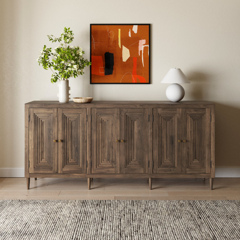 Burkhart 90'' Solid Wood Sideboard