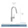 Align Smart Touchless Single Handle Kitchen Faucet with Wave and Power Clean and with Accessories