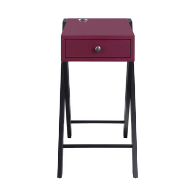 Accent Table With USB Charging Dock