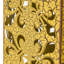 2 tables d'appoint, fabrication en fer, jaune antique, table tactile décorative, fer, couleur jaune, élément de décor enchanteur