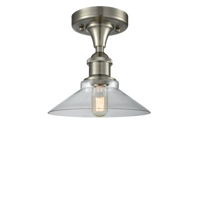 Naya Glass Semi Flush Mount