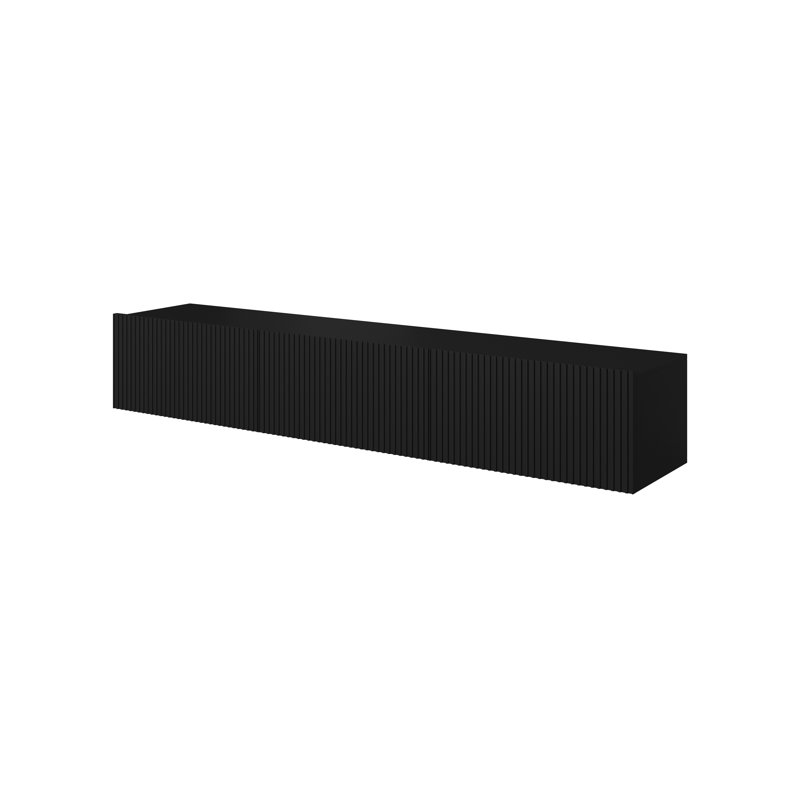 Ameelya Unfinished TV Stand for TVs up to 55", Black