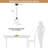1-Light Textured Glass Dimmable Adjustable Pendant Light
