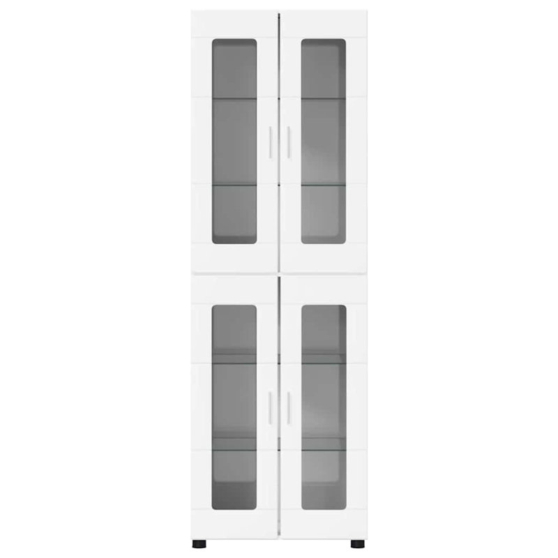 Tamoor Highboard Accent Chest, High Gloss White