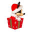 Arbre de Noël illuminé Kurt Adler, Disney Mickey in a Gift, plastique, 8 po