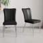 Chaises de salle à manger rembourrées en similicuir H 18,3 po Keasya-677641203-678272394