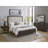 West End Loft Open Shelf Nightstand with Storage Drawer