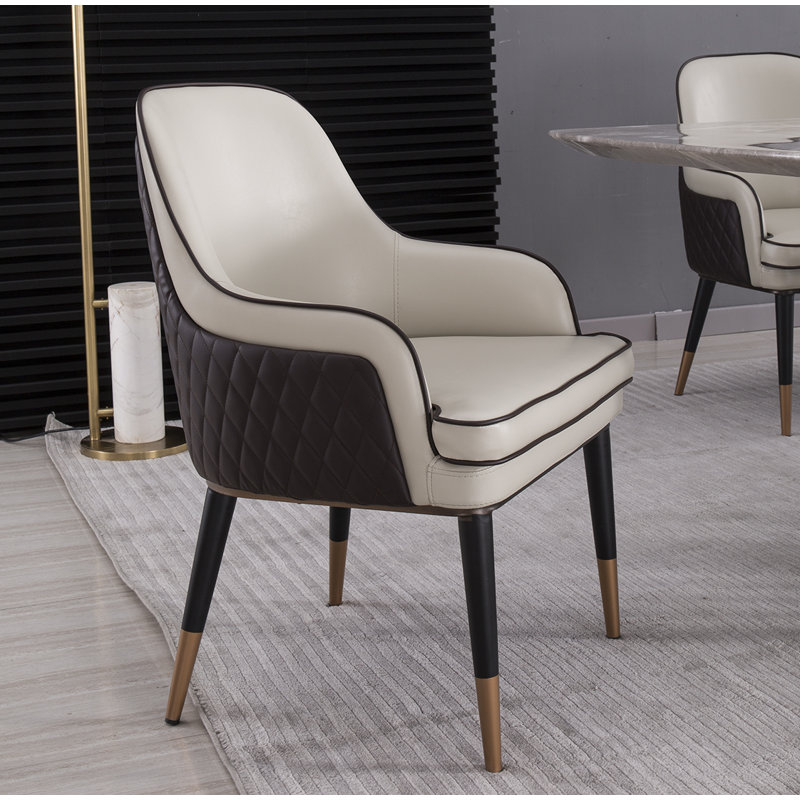 Fauteuil rembourré gris clair Tewksbury