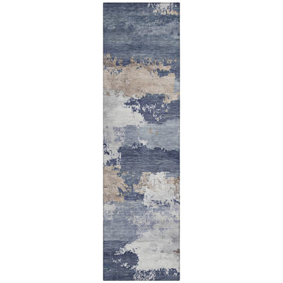 Machine Washable Indoor/Outdoor Kesler ACN2372 Abstract Rug