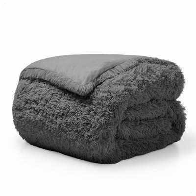 Shaggy Fleece Plush Duvet Cover