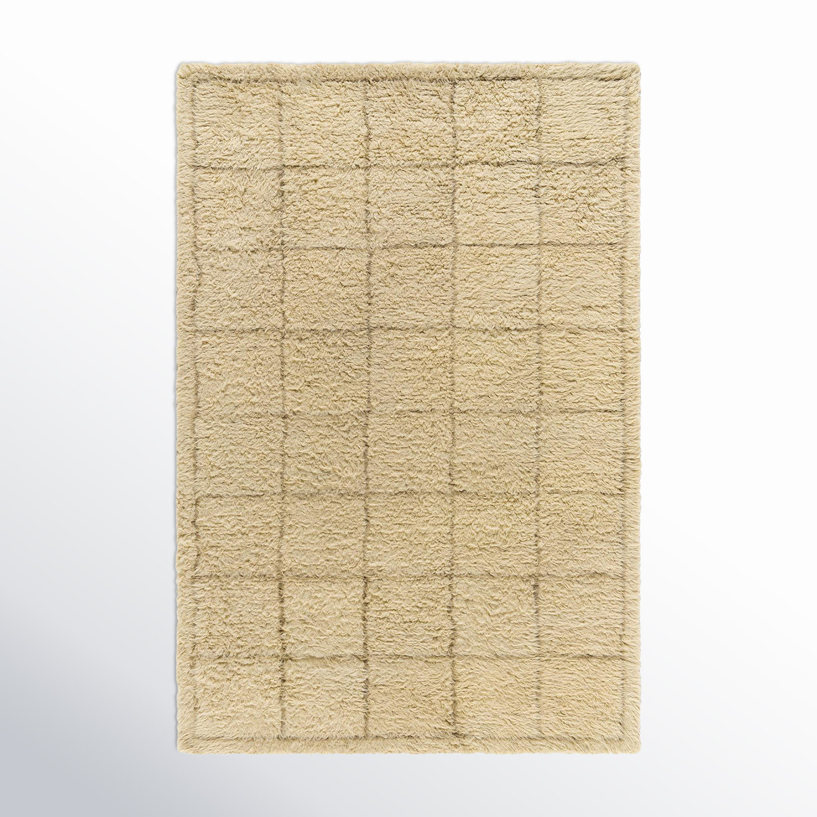 Anemone Hand-Tufted Grid Shag Rug, Rectangle 9' x 12'