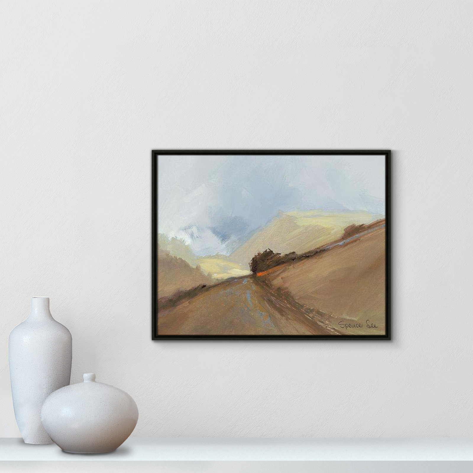 Heaven and Earth II Print, Espresso Framed, 23.5'' H x 29.5'' W x 2'' D