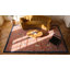 Light Coral Rose Color Antique Late 19th Century Peking Chinese Rug