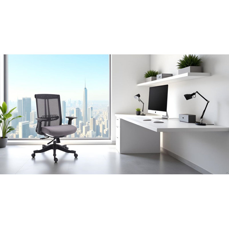 Fauteuil de direction ergonomique Twyst, gris