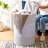 90L Foldable Cotton Rope & Felt Hybrid Laundry Storage Hamper