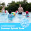 15ft x 42inch Round Above Ground Pool with Pump, Ladder