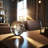 Glass Crystal Decorative Orb with Bubble Accents.-1599795830