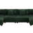 4 - Piece Upholstered Green Faux Rabbit Fur Flannel Modular Sectional Sofa with Armrests & Throw Pillows-771364085