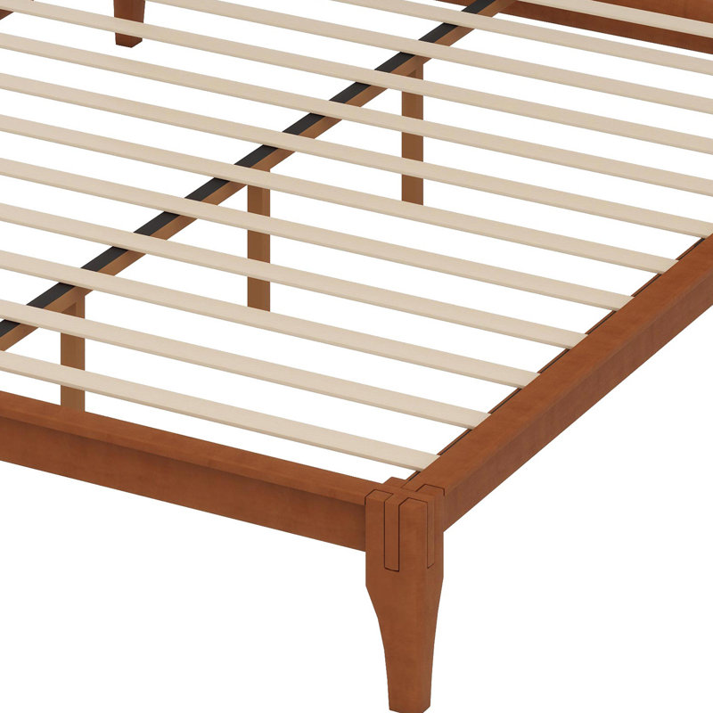 Lit plateforme Bamboo Wood, Brun