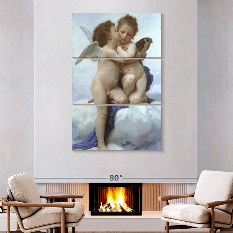 Hardie The First Kiss, 74" H x 48" W