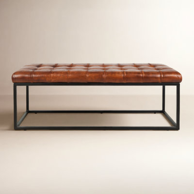 Pearson Genuine Leather Bedroom Bench