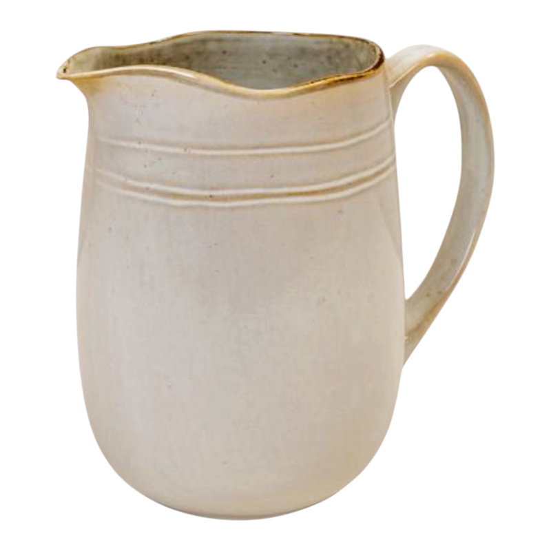 Handcrafted Stoneware Jug Rustic Serving Vase