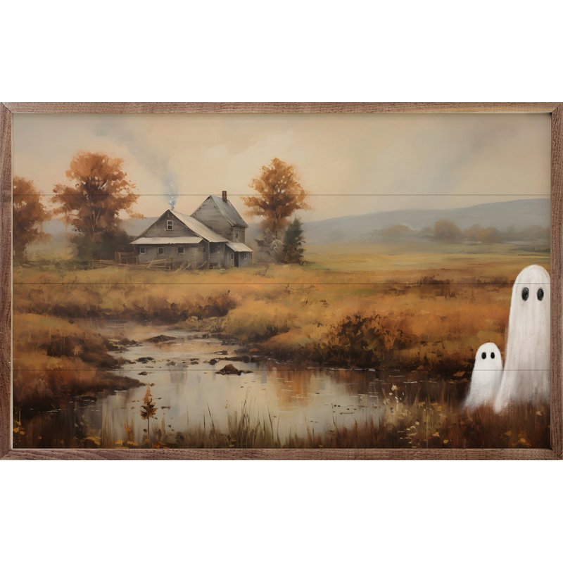 Ghosts In Field By Petals Prints Design, 16" H x 24" W
