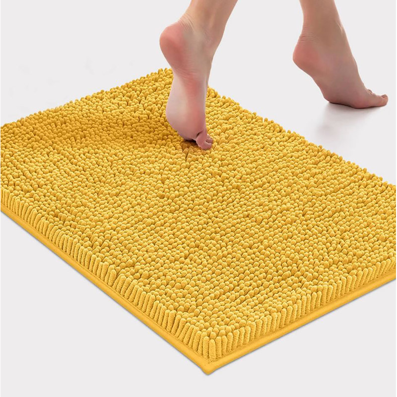 Tapis de salle de bain Lemon Yellow, Citron