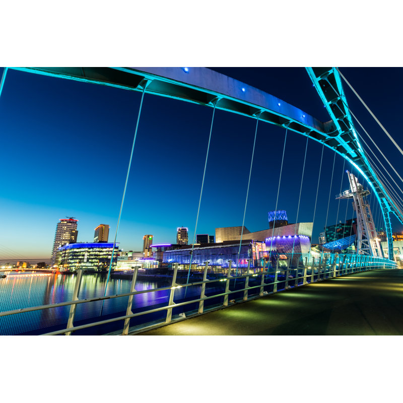 Cremona Salford Quays, Manchester, England by Daniel_Kay - Wrapped Canvas Print, 30cm H x 46cm W x 3.8cm D