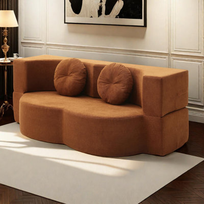 Canapé-lit pliable simple avec oreiller