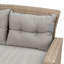 Canapé modulaire d'extérieur en osier avec repose-pieds et coussins 4 pièces-1729346399