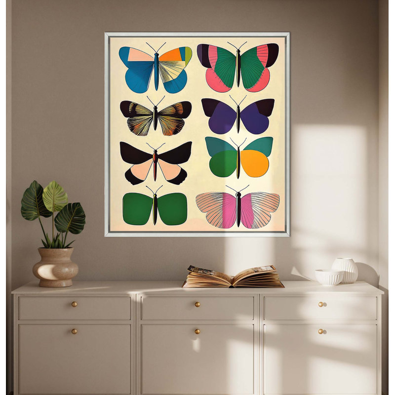 Fluttering Grace 5 - Framed, Large