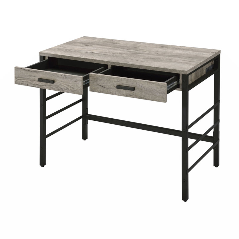 Modern Writing Desk With 2 Drawers