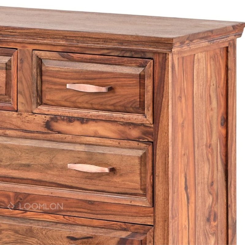 Commode brune en bois Terrill