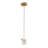 Transitional 1 Light LED Crystal Shade Pendant