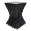Table d'appoint d'extérieur, table de bout Wave Design, table d'appoint décorative, tabouret de jardin en béton léger pour patio